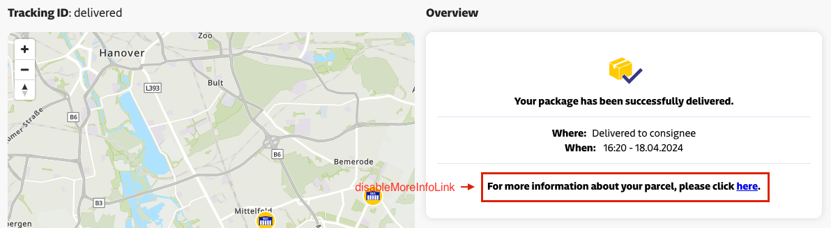 Widget delivered